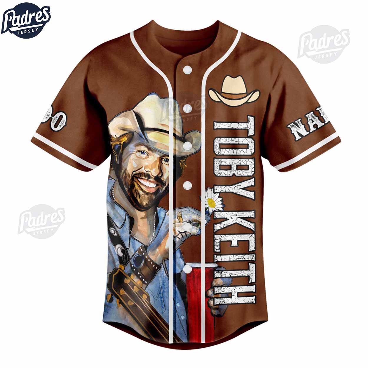 Toby Keith Should've Been A Cowboy Baseball Jersey Style - Padres Jersey Oasis: Elevate Your Baseball Style Game
