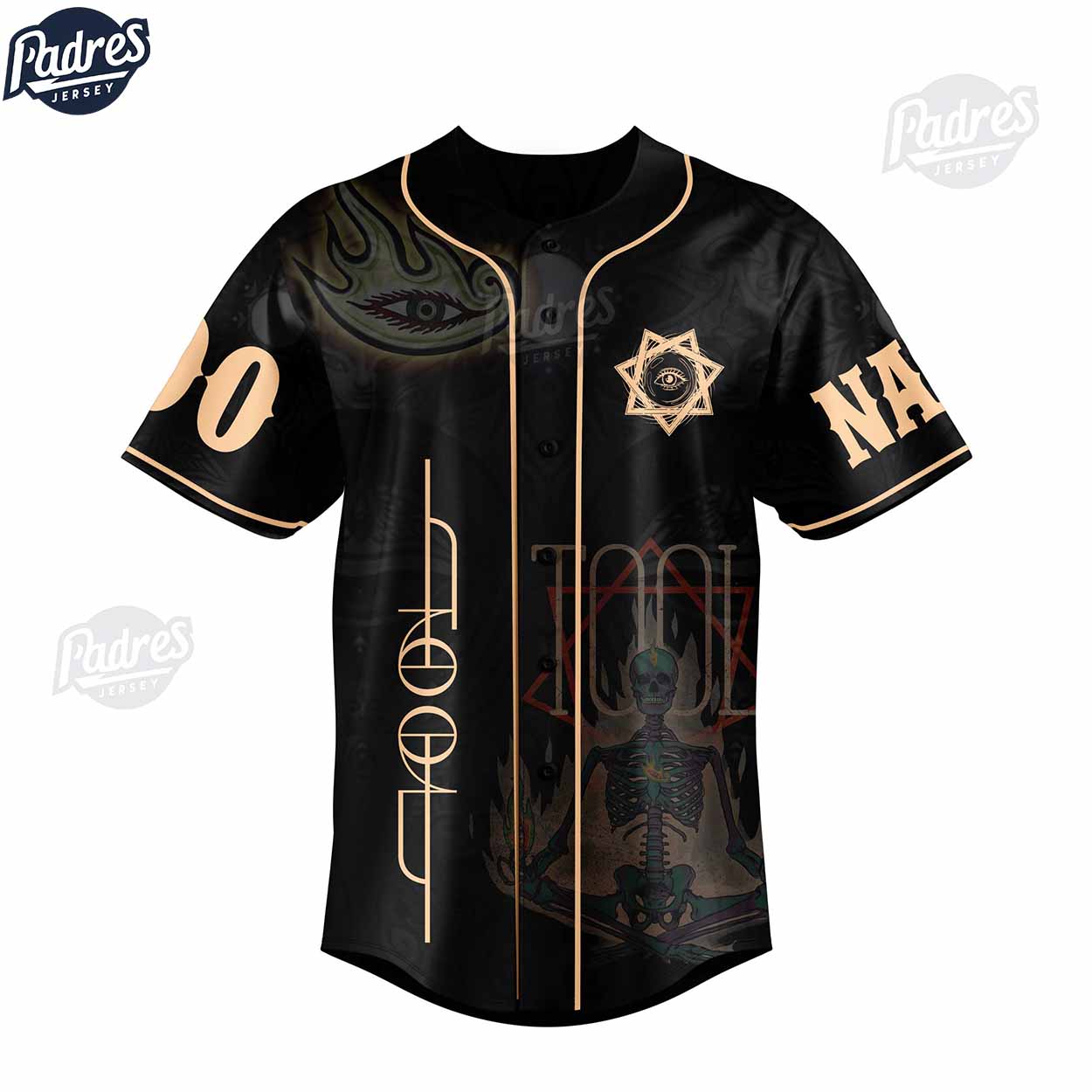 Tool Band Custom Baseball Jersey - Padres Jersey Oasis: Elevate Your Baseball Style Game