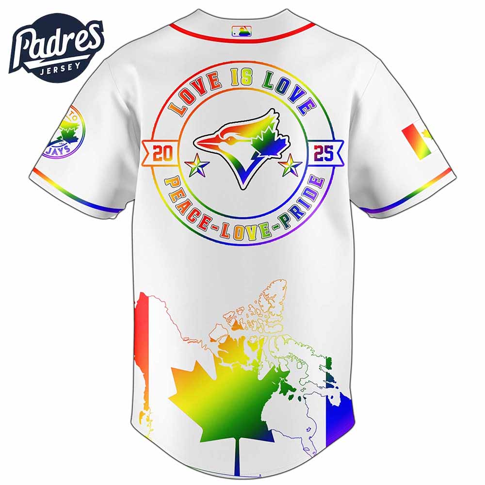 Toronto Blue Jays MLB x Happy Pride Month Baseball Jersey - Padres Jersey Oasis: Elevate Your Baseball Style Game