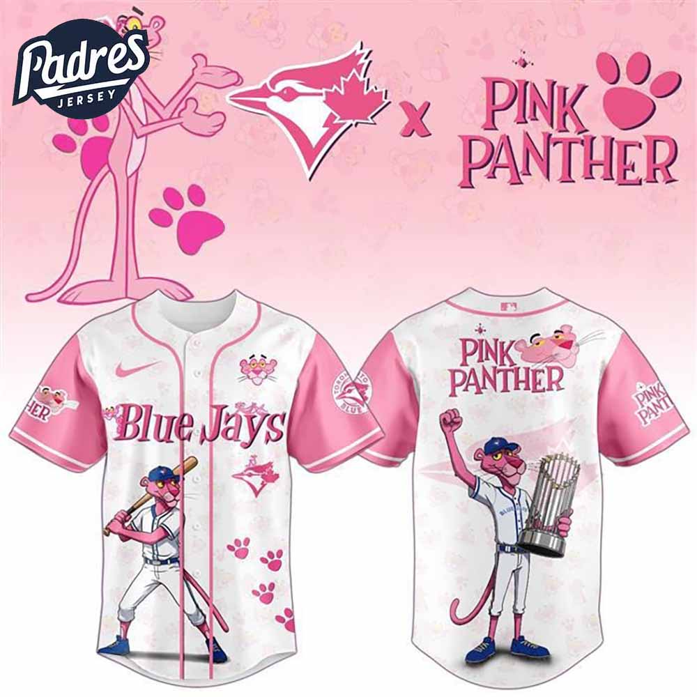 Toronto Blue Jays X The Pink Panther Baseball Jersey - Padres Jersey Oasis: Elevate Your Baseball Style Game
