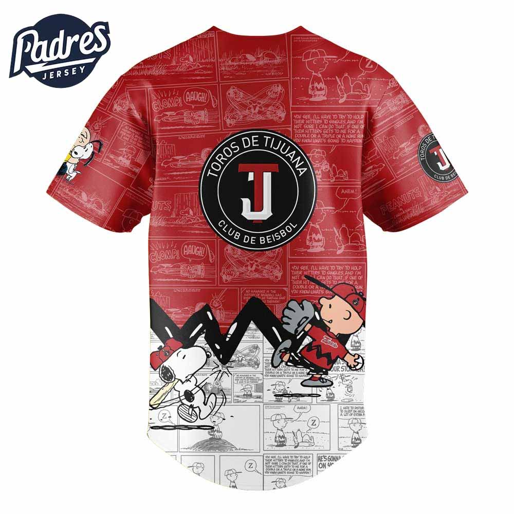 Toros De Tijuana Peanuts Baseball Jersey - Padres Jersey Oasis: Elevate Your Baseball Style Game