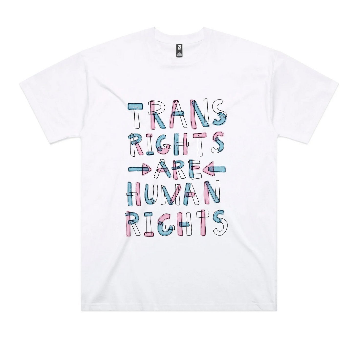 Trans Rights Are Human Rights Oversized Tee
