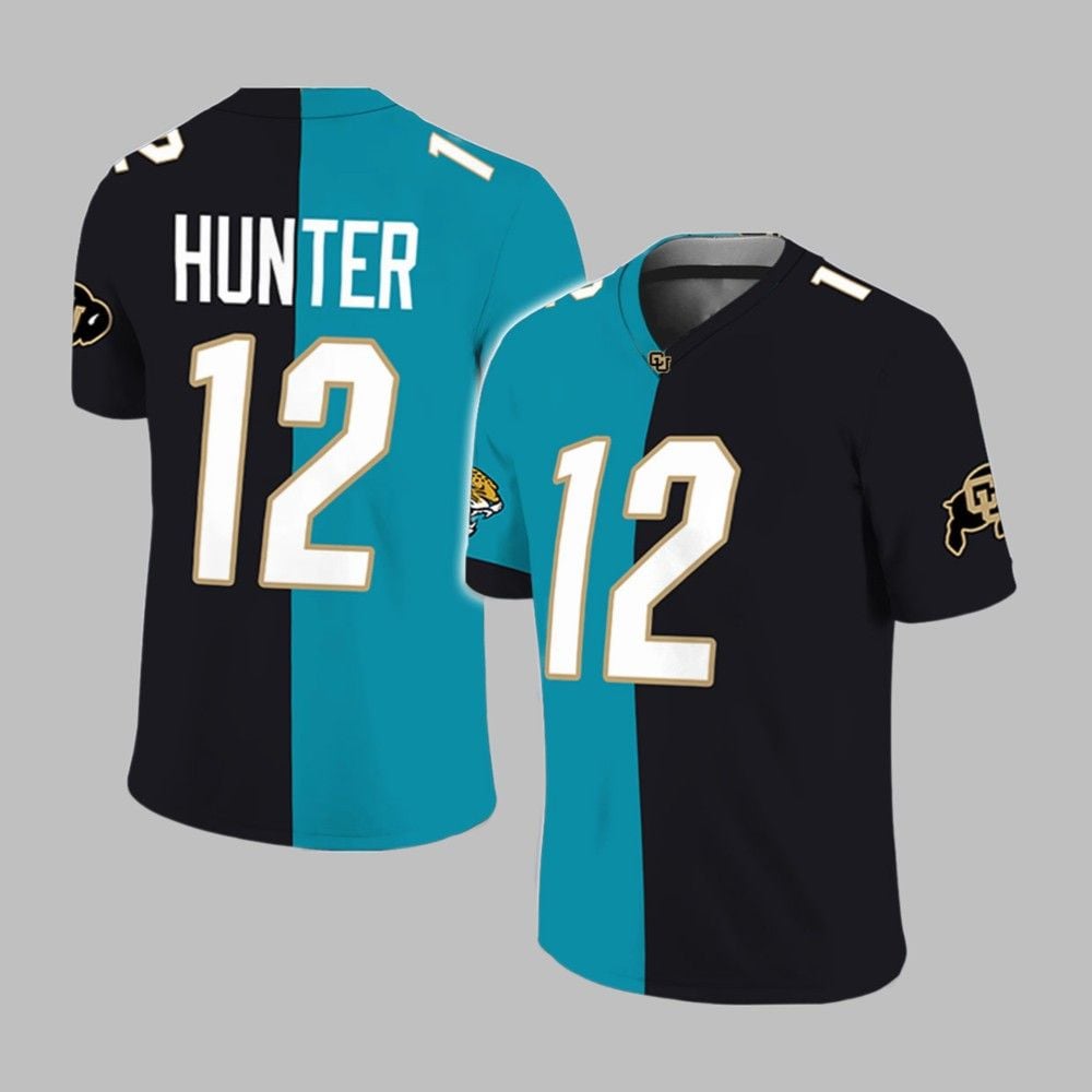 Travis Hunter Half Buffaloes And Jaguars Jersey - Grishko.com