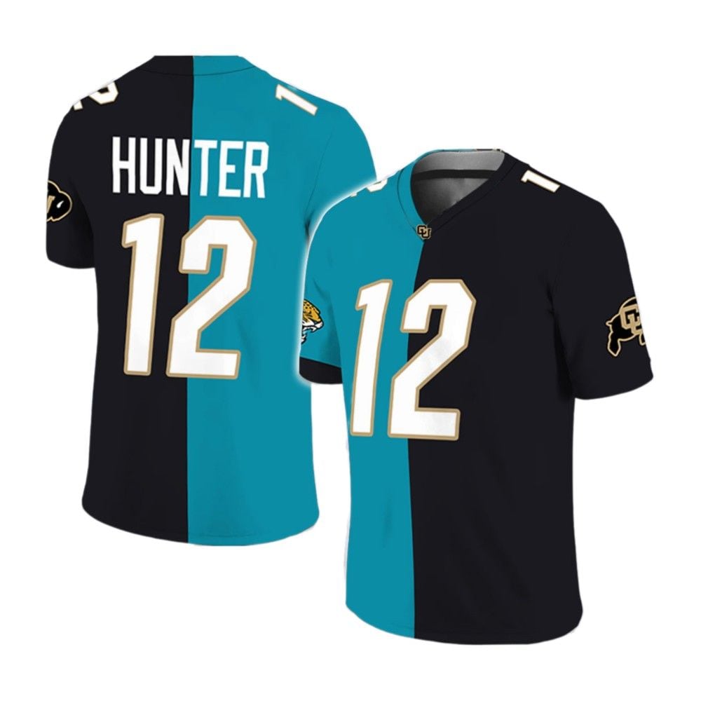 Travis Hunter Half Buffaloes And Jaguars Jersey - Grishko.com