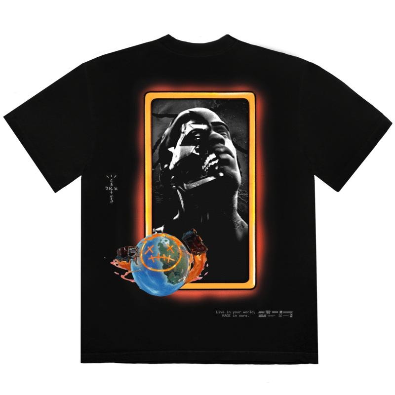 Travis Scott Astro Portrait Tee Black 2020 (CJFN-SS15) Men's Size Small