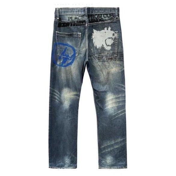 Travis Scott Cactus Jack For Fragment From Our Minds Denim (CJFR-DP10) Size S-XL