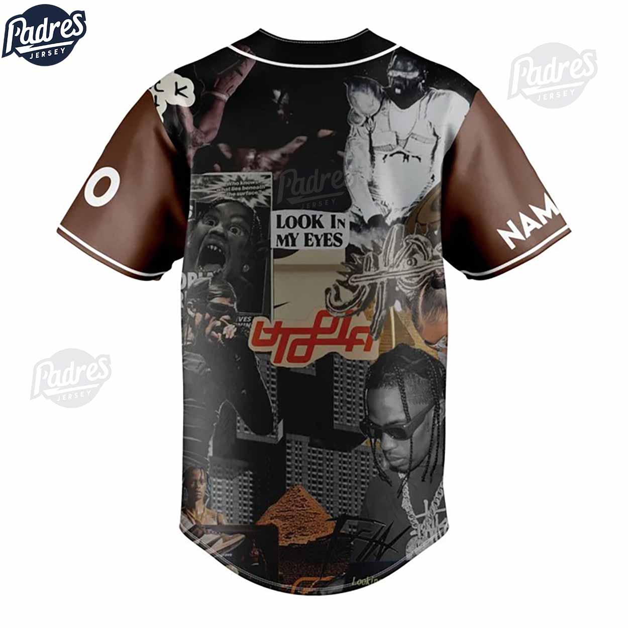 Travis Scott Custom Baseball Jersey For Fans - Padres Jersey Oasis: Elevate Your Baseball Style Game