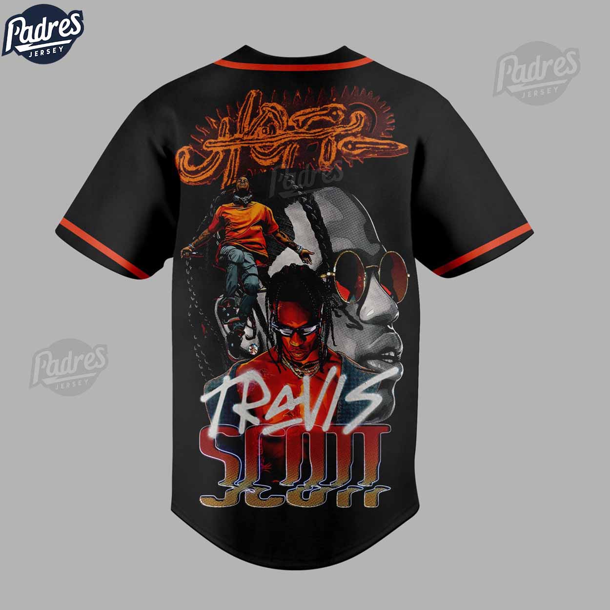 Travis Scott Rapper Baseball Jersey - Padres Jersey Oasis: Elevate Your Baseball Style Game