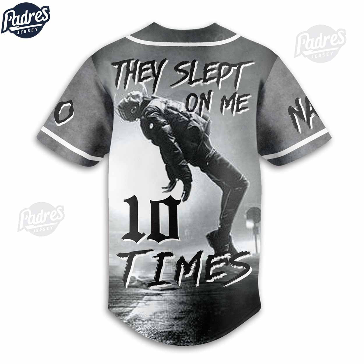 Travis Scott They Slept On Me 10 times Custom Baseball Jersey - Padres Jersey Oasis: Elevate Your Baseball Style Game