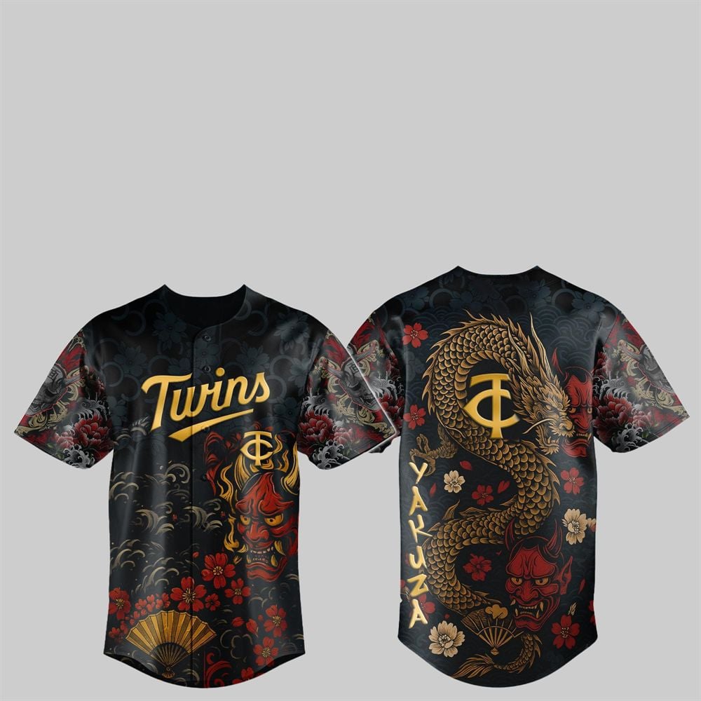 Twins Yakuza Dragon Oni Jersey 2025 - Grishko.com