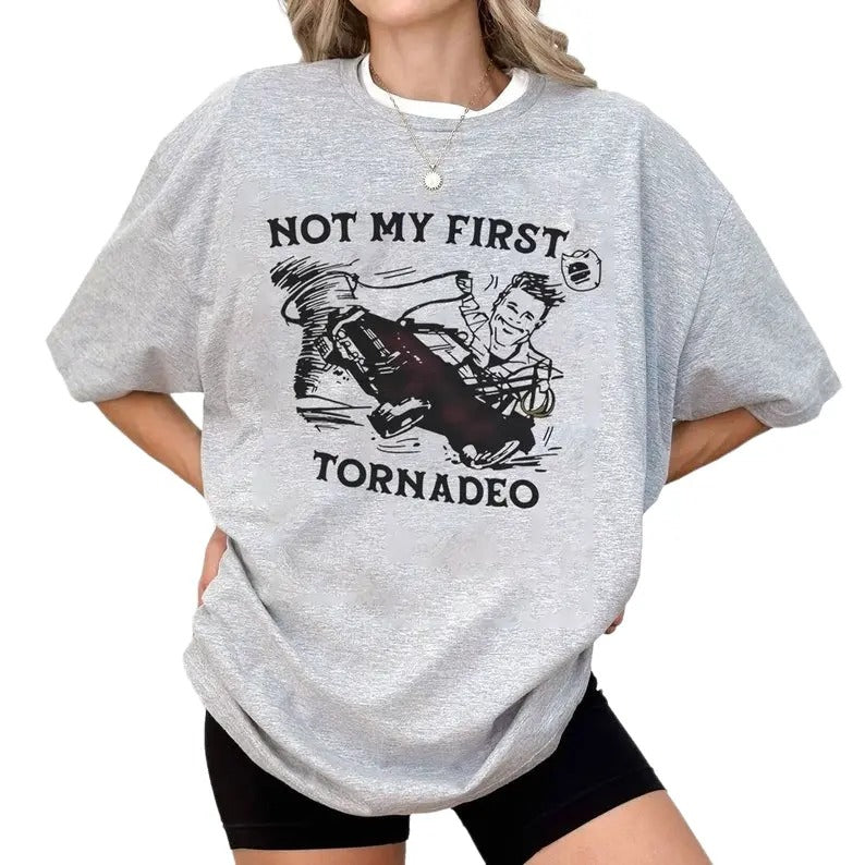 Twisters 2024 shirt, Twisters Not My First Tornado, Tyler Owens T-shirt, Oklahoma Shirt