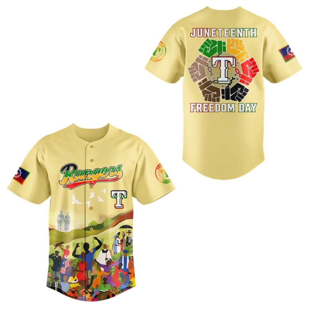 Tx Rangers Juneteenth Freedom Day 2025 Jersey - Grishko.com