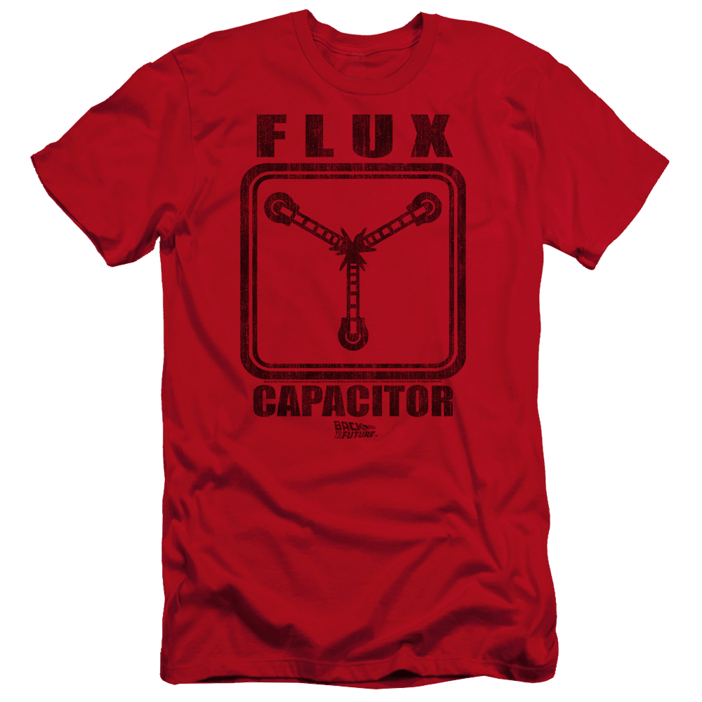 Back to the Future Trilogy Flux Capacitor - Men's Premium Slim Fit T-Shirt