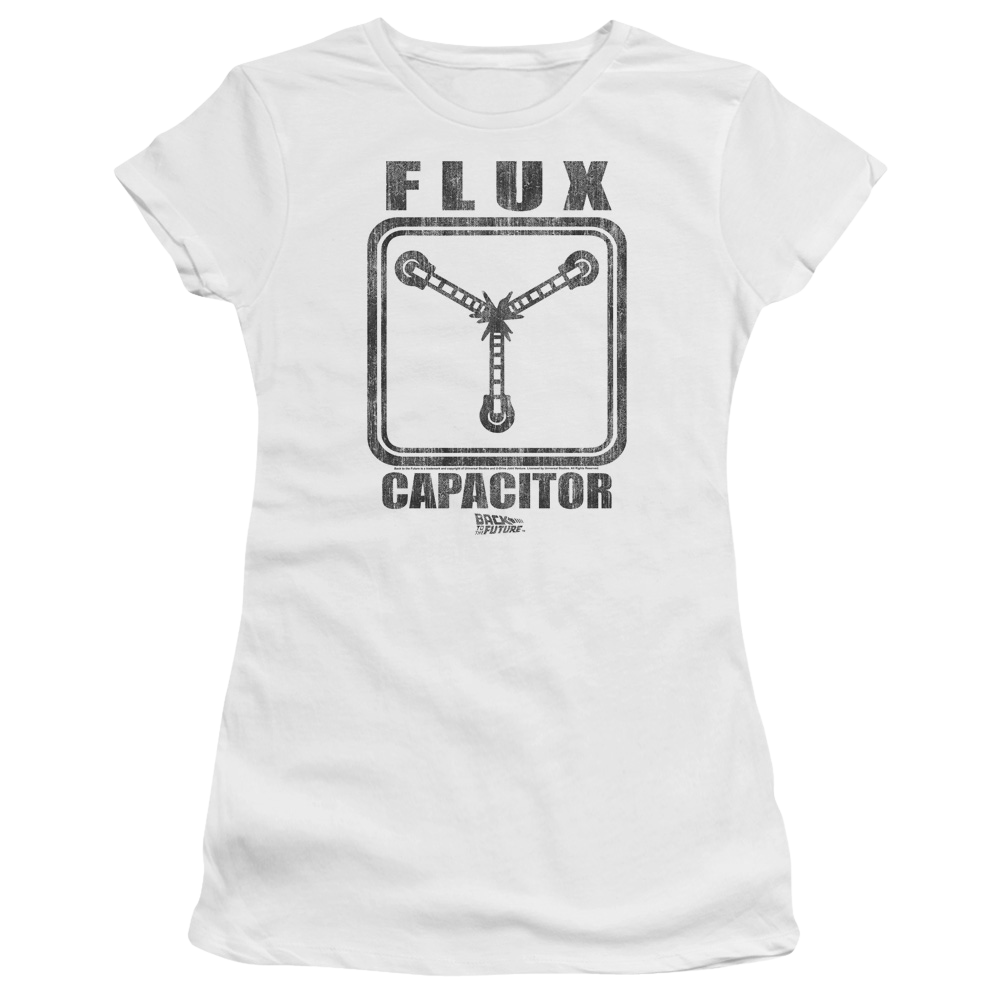 Back to the Future Trilogy Flux Capacitor - Juniors T-Shirt