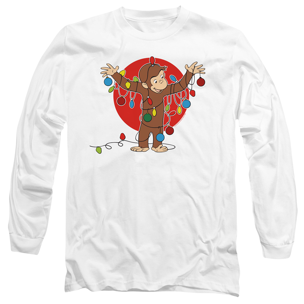 Curious George Lights - Men's Long Sleeve T-Shirt