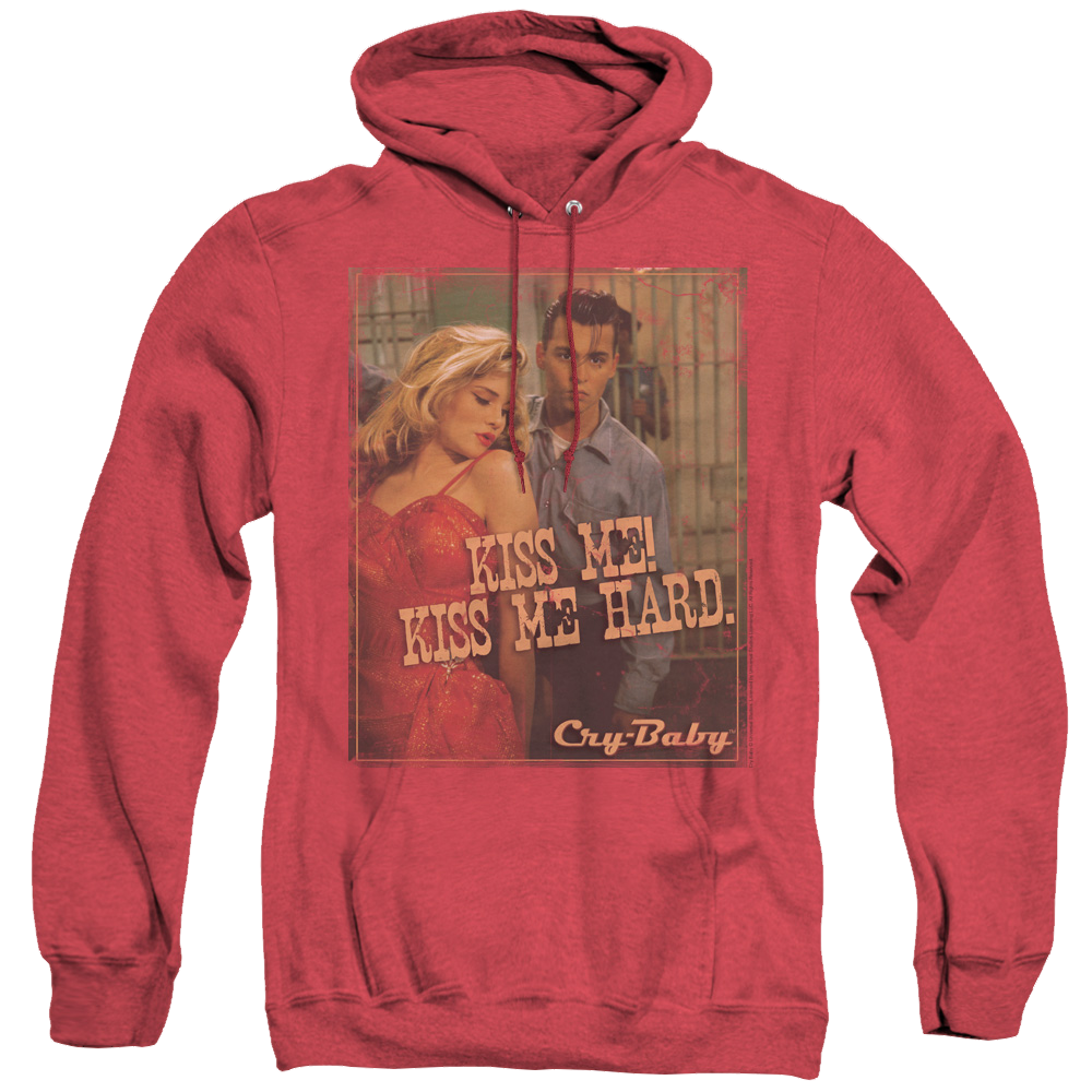Cry Baby Kiss Me - Heather Pullover Hoodie