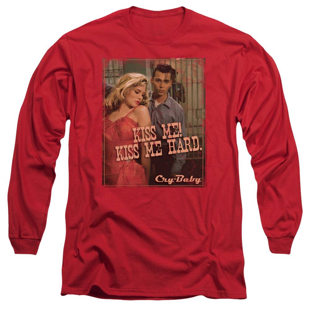 Cry Baby Kiss Me - Men's Long Sleeve T-Shirt