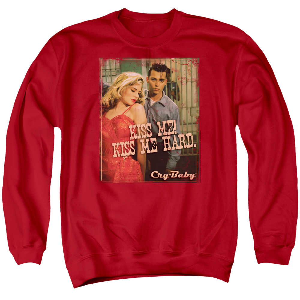 Cry Baby Kiss Me - Men's Crewneck Sweatshirt