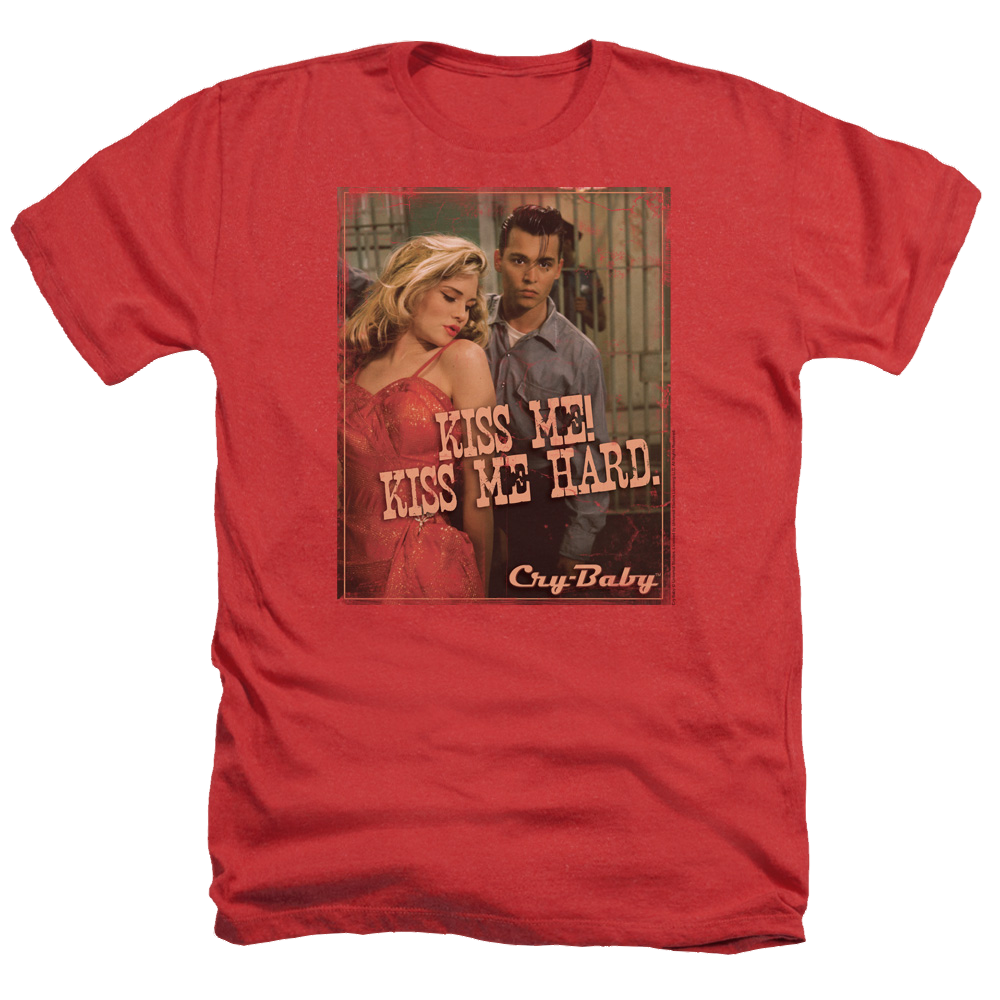 Cry Baby Kiss Me - Men's Heather T-Shirt