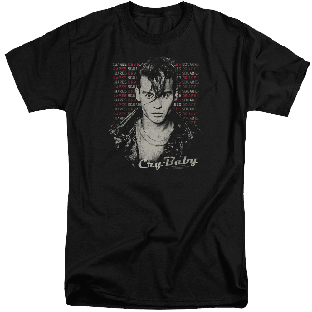 Cry Baby Drapes & Squares - Men's Tall Fit T-Shirt