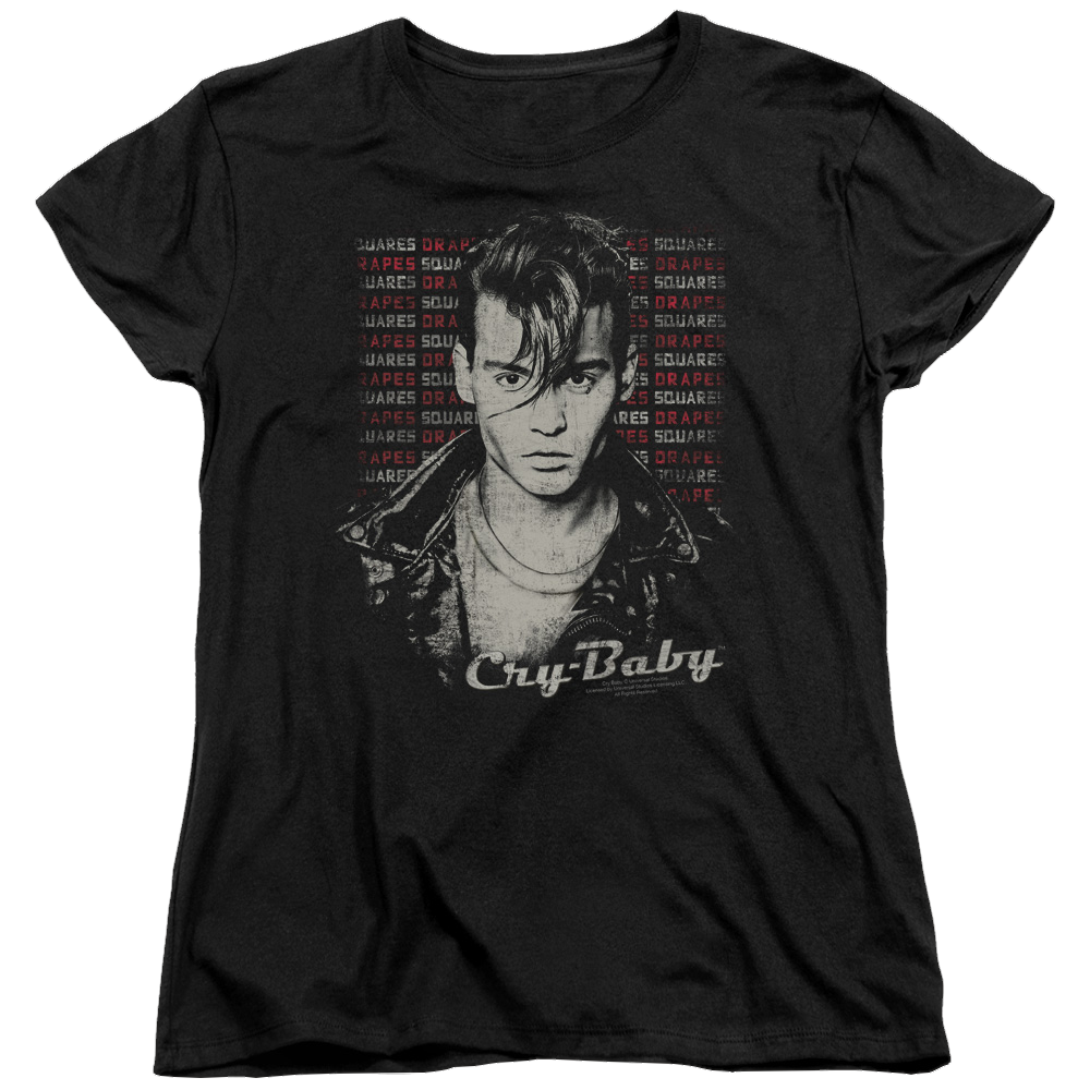Cry Baby Drapes & Squares - Women's T-Shirt