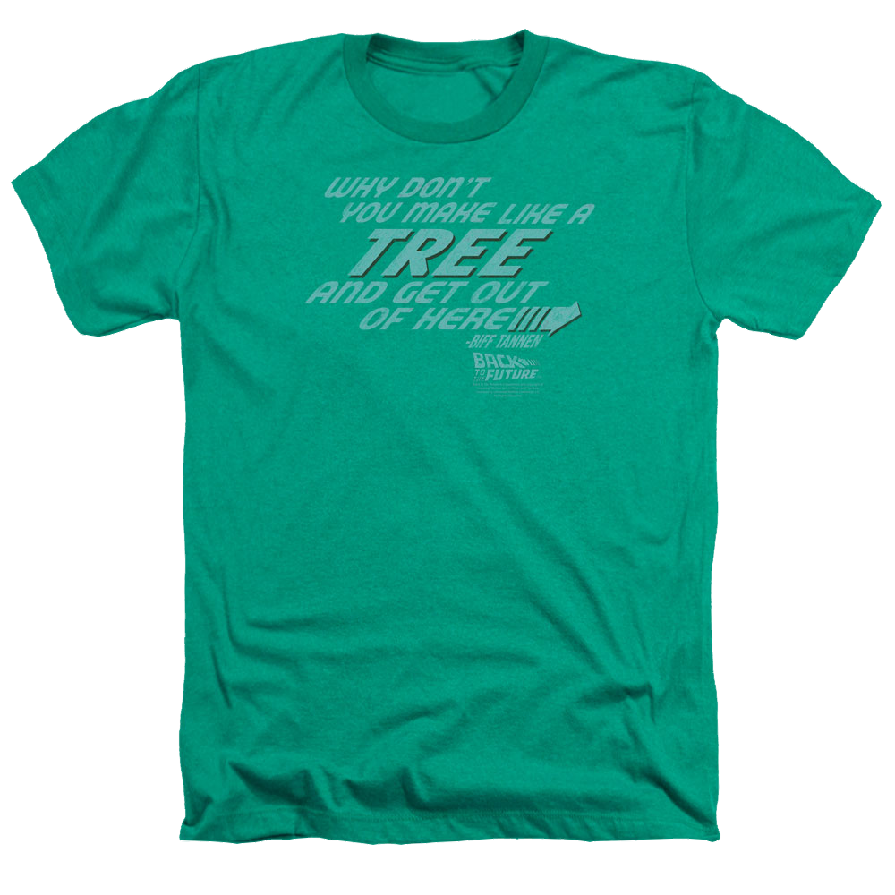 Back To The Future Make Like A Tree - Men's Heather T-Shirt