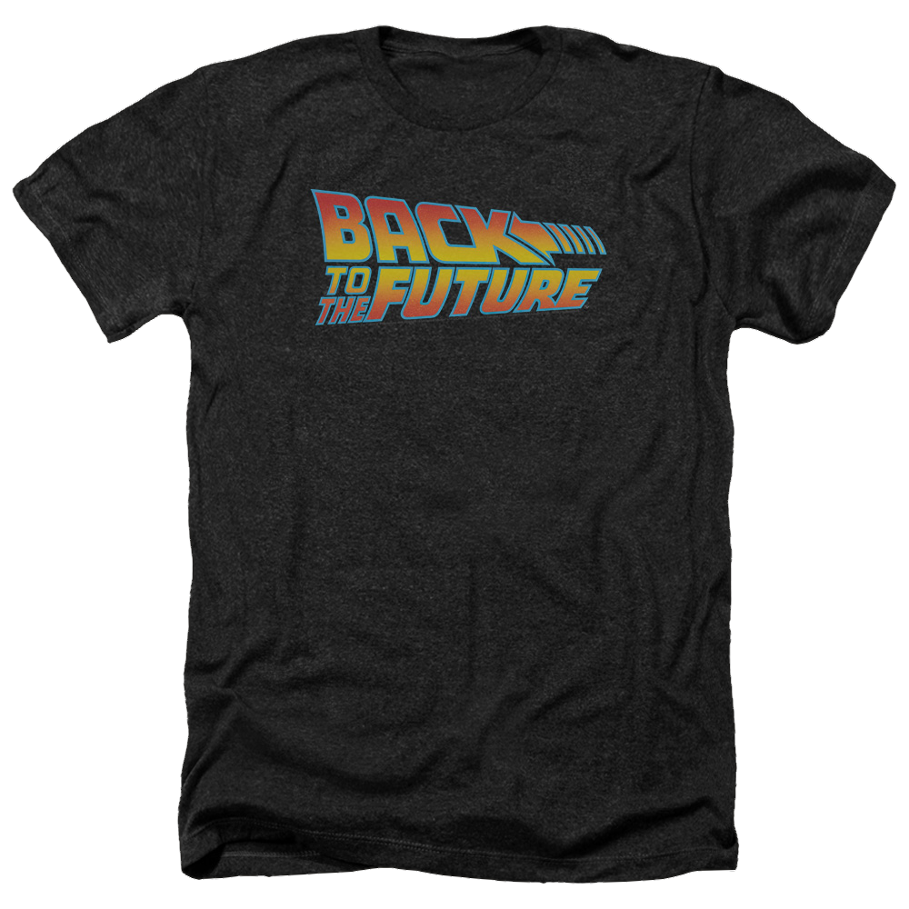 Back To The Future Logo - Men's Heather T-Shirt