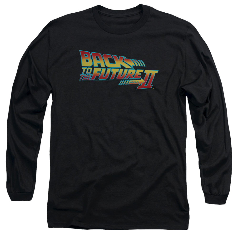Back to the Future Trilogy Logo - Men's Long Sleeve T-Shirt