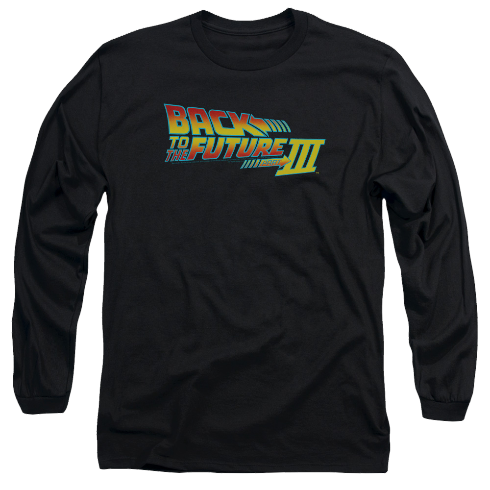 Back to the Future Trilogy Logo - Men's Long Sleeve T-Shirt Style001