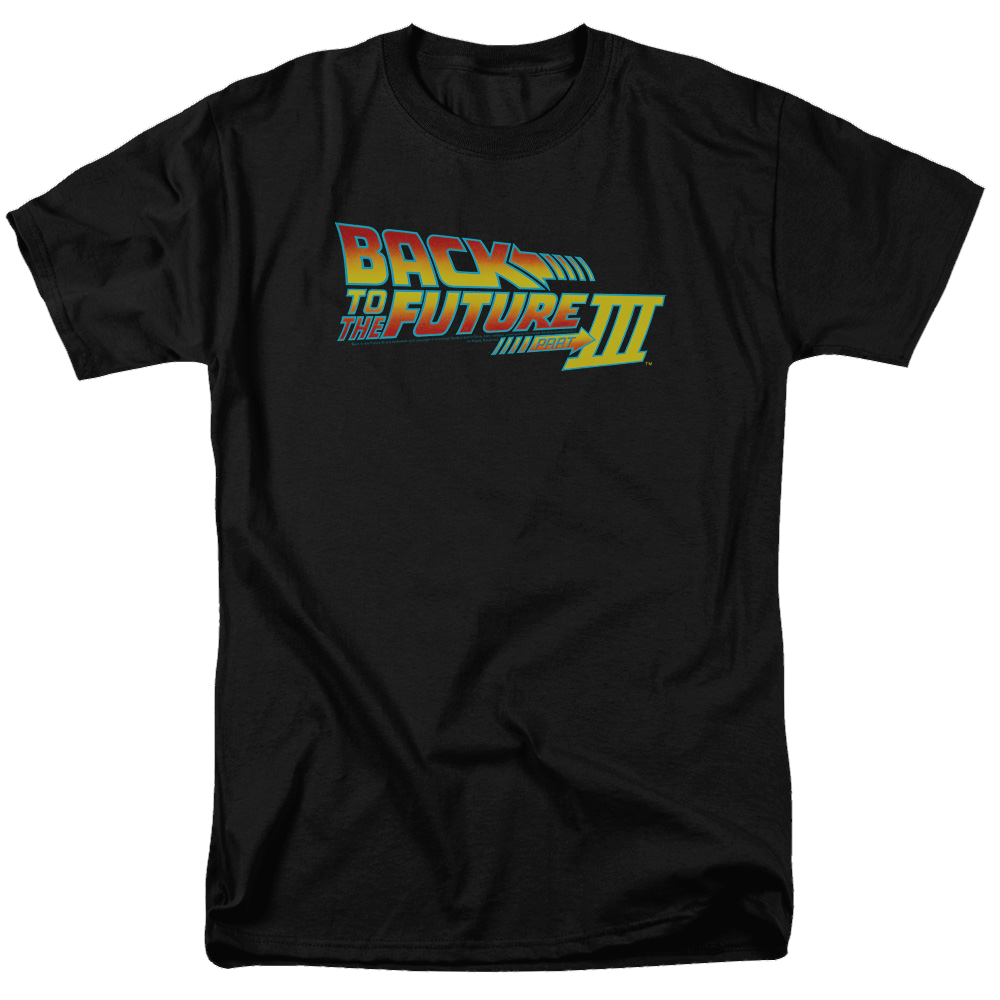 Back to the Future Trilogy Logo - Men's Regular Fit T-Shirt