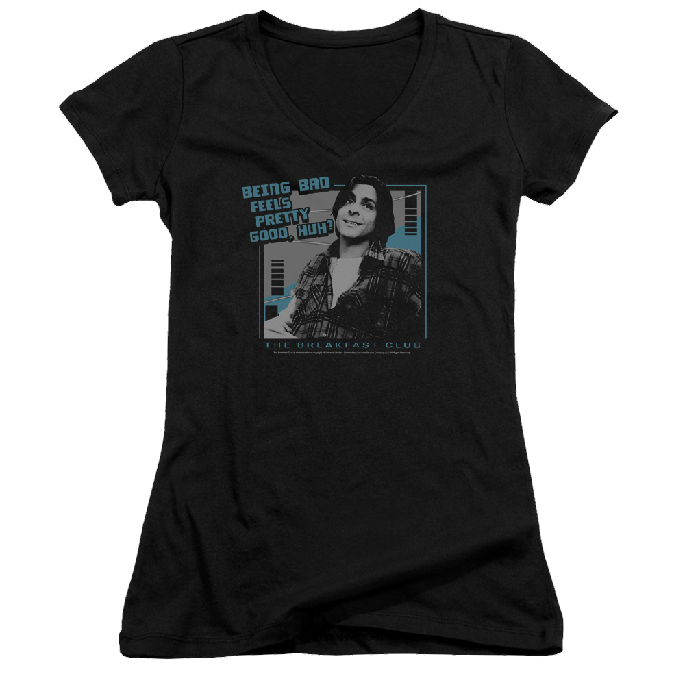 Breakfast Club, The Bad - Juniors V-Neck T-Shirt