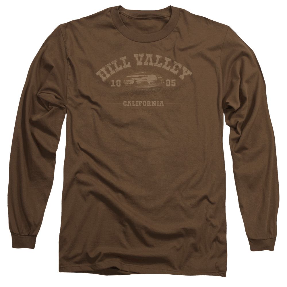 Back to the Future Trilogy Hill Valley 1885 - Men's Long Sleeve T-Shirt