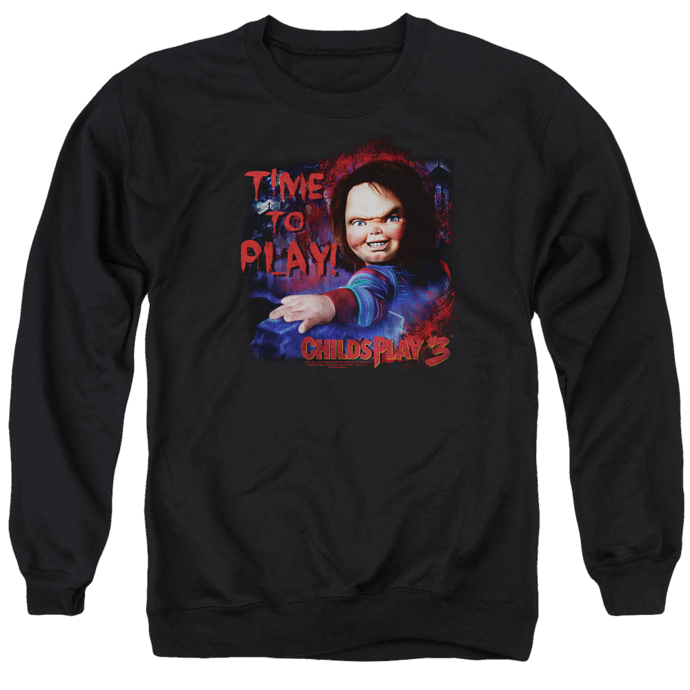 Child's Play Time To Play - Men's Crewneck Sweatshirt
