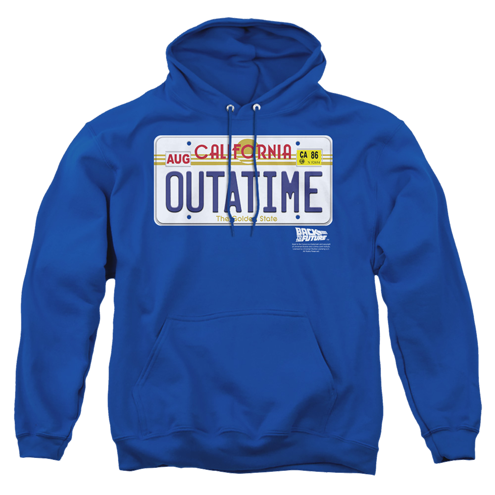 Back To The Future Outatime Plate - Pullover Hoodie