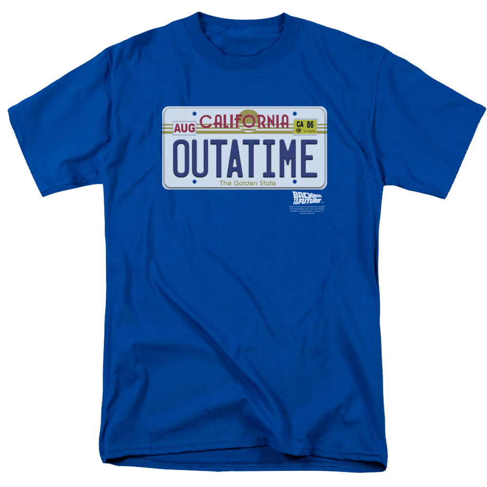 Back To The Future Outatime Plate - Men's Regular Fit T-Shirt