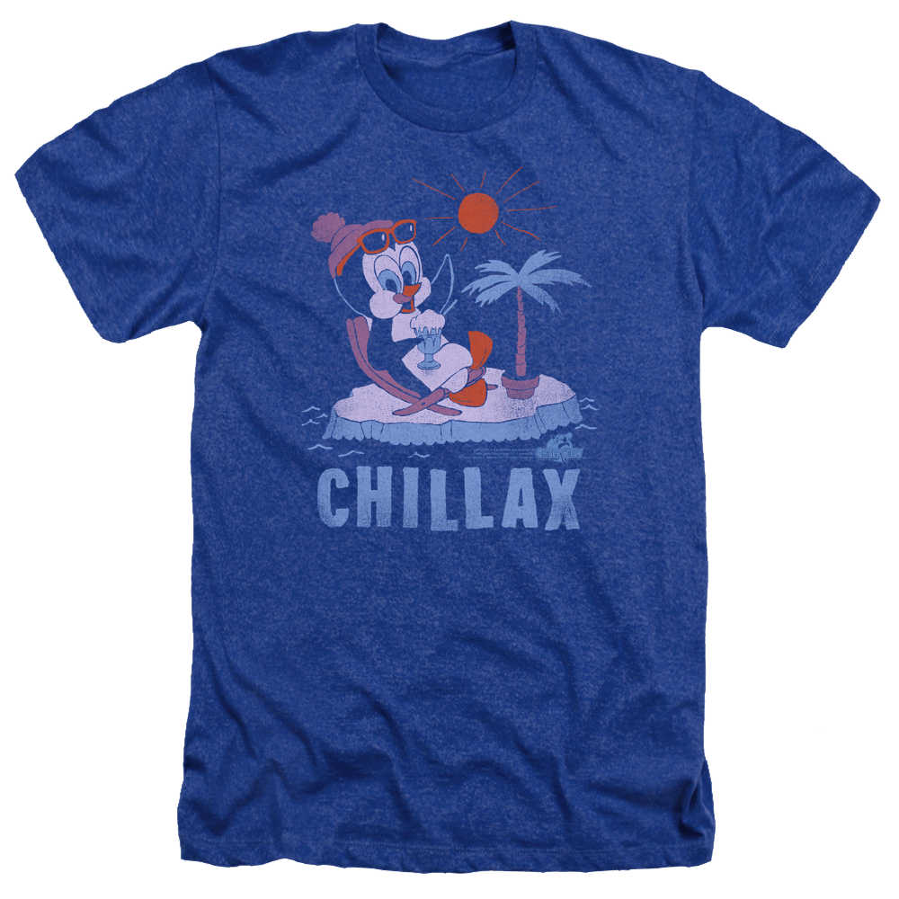 Chilly Willy Chillax - Men's Heather T-Shirt