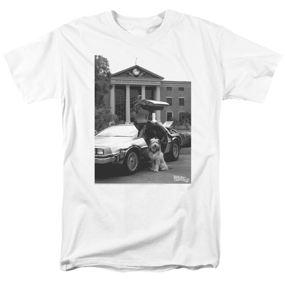 Back to the Future Trilogy Einstein - Men's Regular Fit T-Shirt