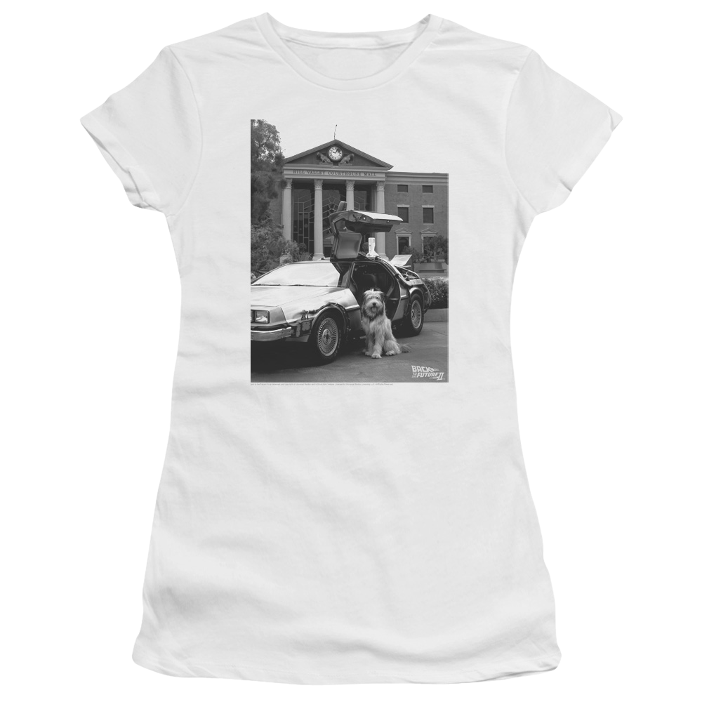 Back to the Future Trilogy Einstein - Juniors T-Shirt