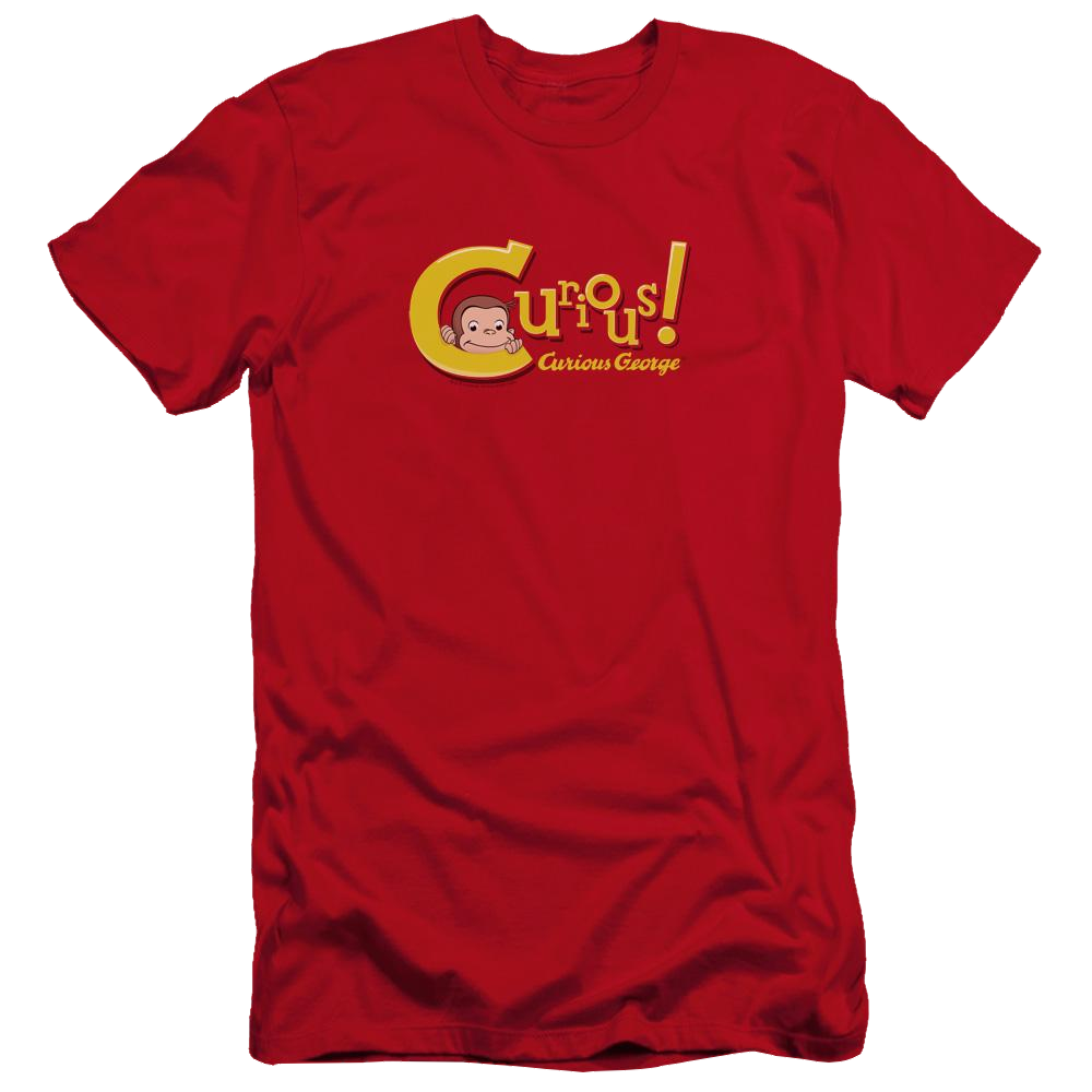 Curious George Curious - Men's Premium Slim Fit T-Shirt