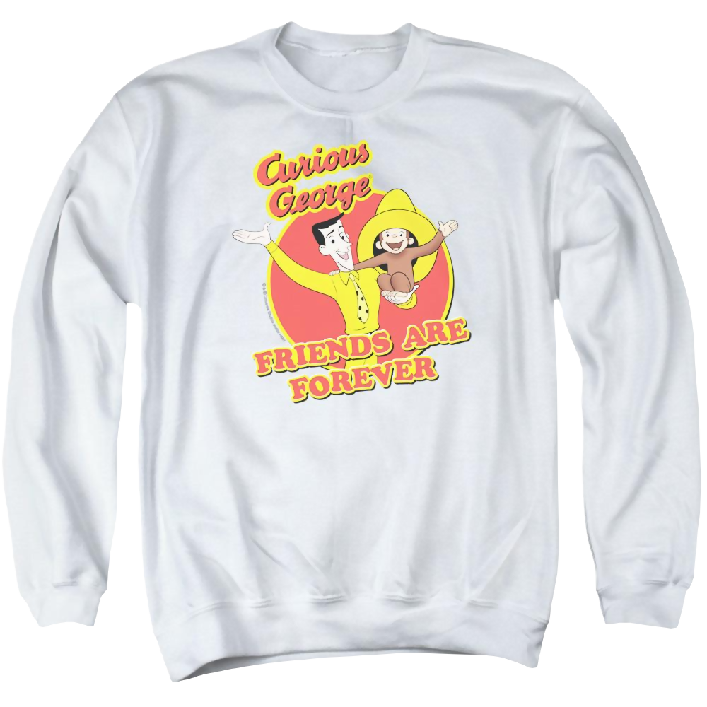 Curious George Friends - Men's Crewneck Sweatshirt
