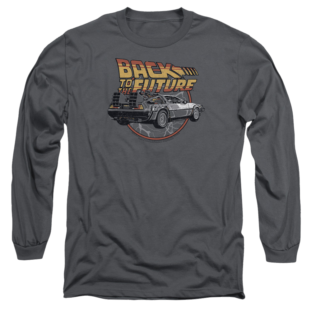 Back To The Future Time Machine - Men's Long Sleeve T-Shirt
