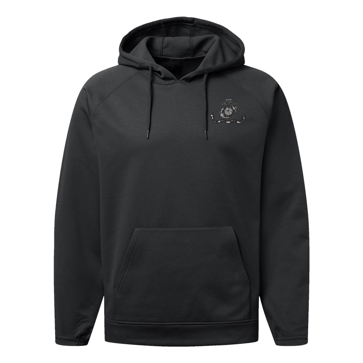 USMC Flag Subdued Performance Fleece Hooded Sweatshirt
