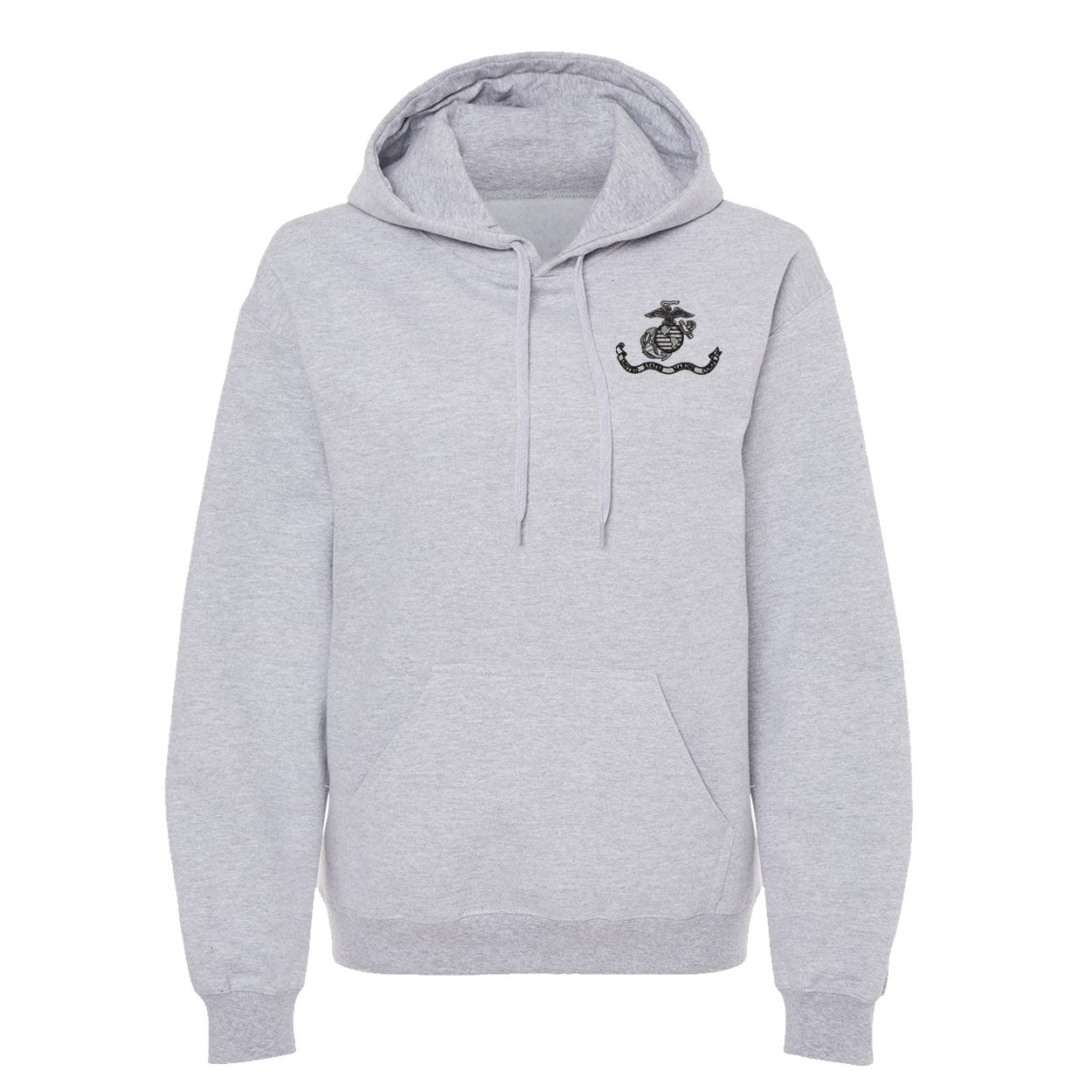 USMC Flag Subdued Embroidered Hoodie