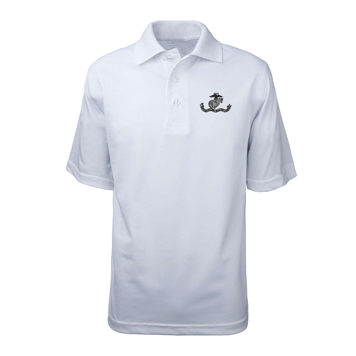 Subdued USMC Flag Performance Polo Shirt