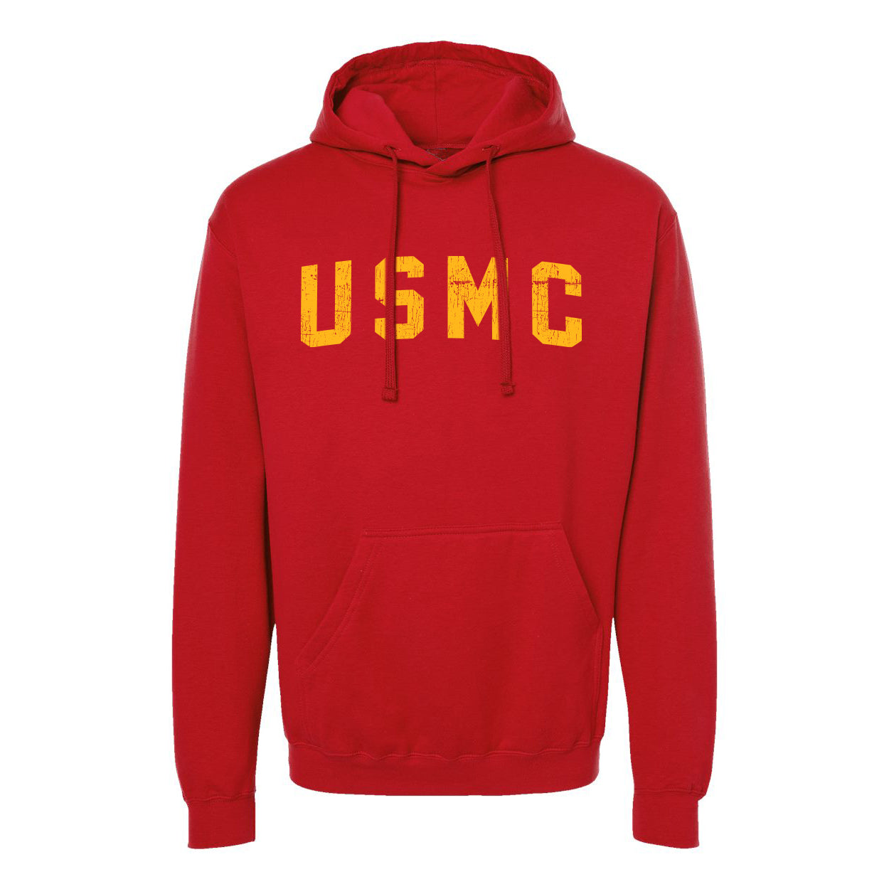 USMC Arch Hoodie - Red