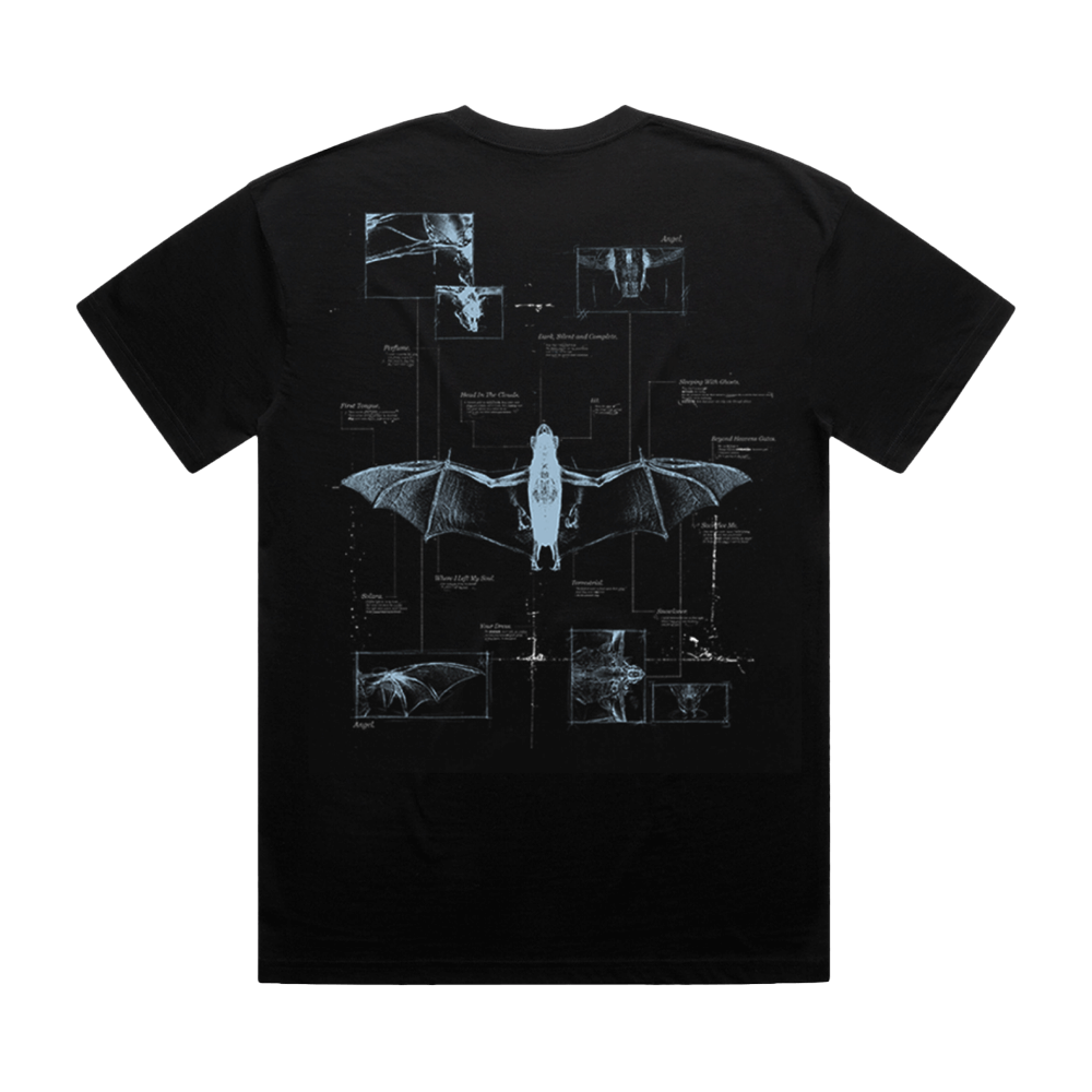 Unprocessed / Bat Anatomy Tee (Black)