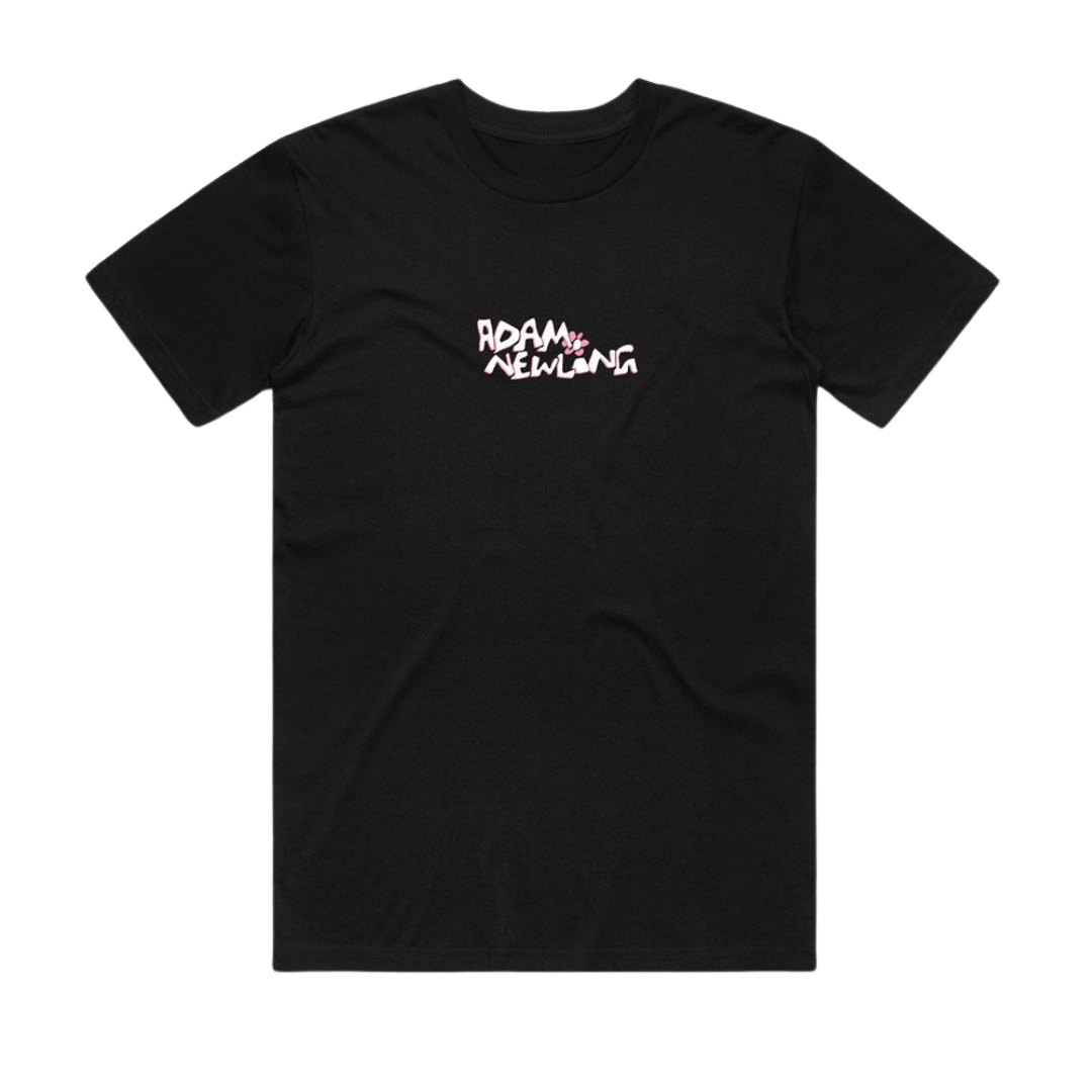 Adam Newling / Flower Logo Tee (Pink/Black)