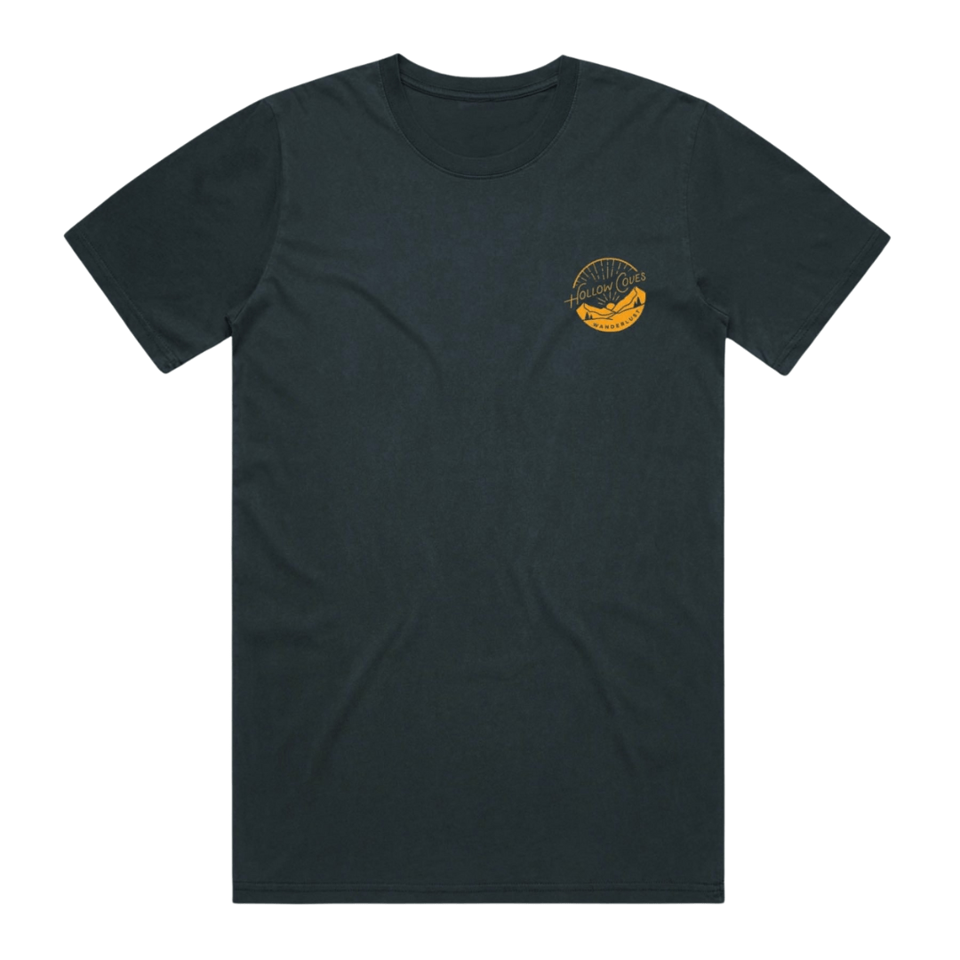 Hollow Coves / Wanderlust Faded Tee (Black)