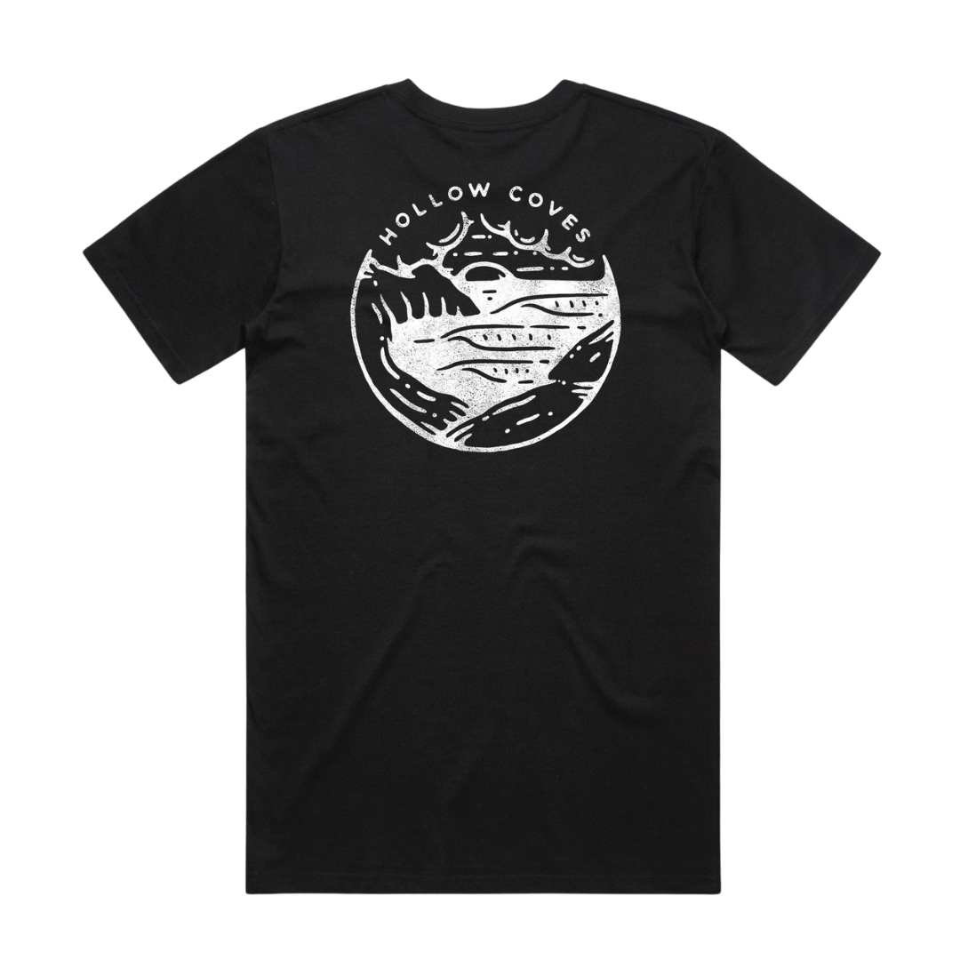 Hollow Coves / Circle Logo Tee (Black)