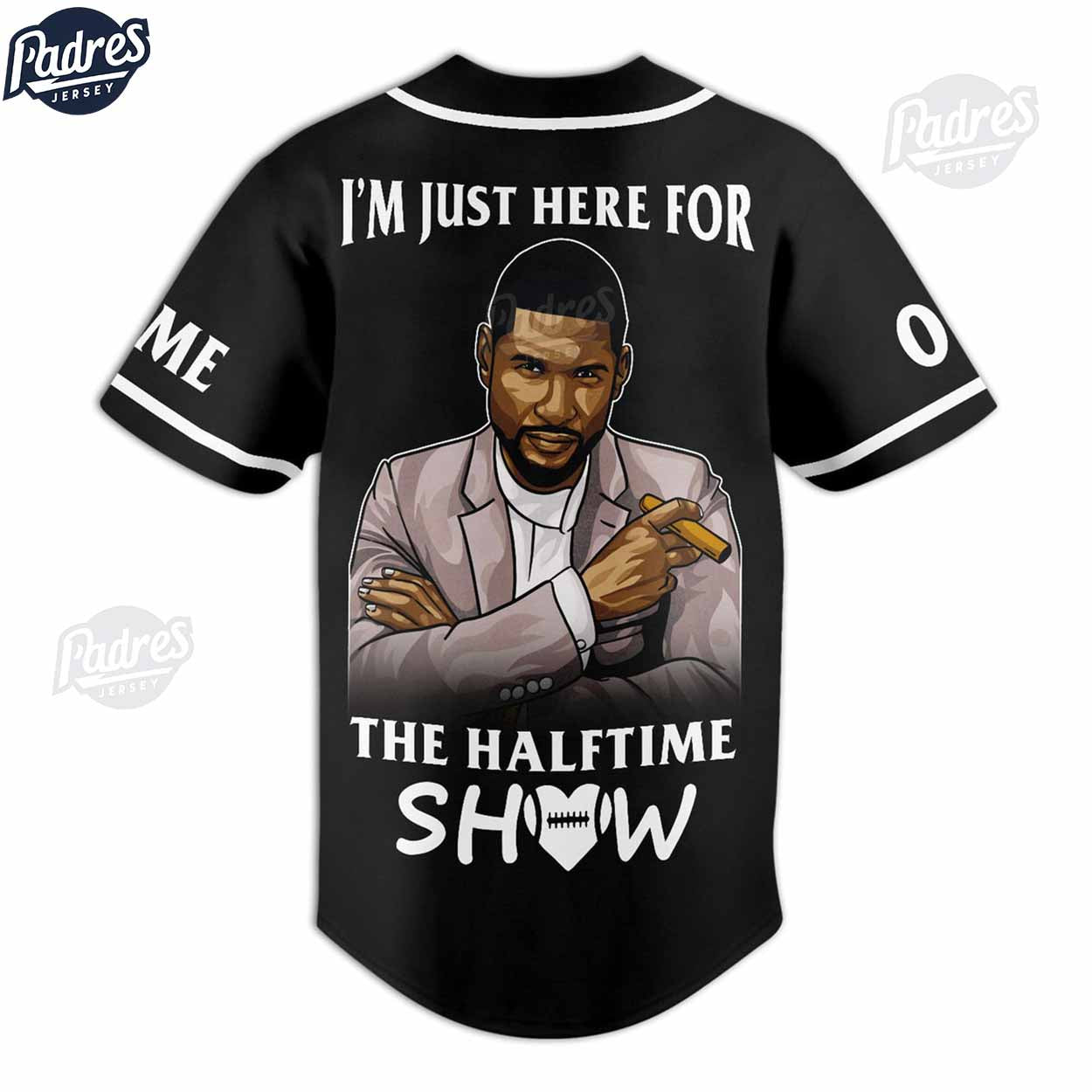 Usher Custom Black Baseball Jersey Style - Padres Jersey Oasis: Elevate Your Baseball Style Game